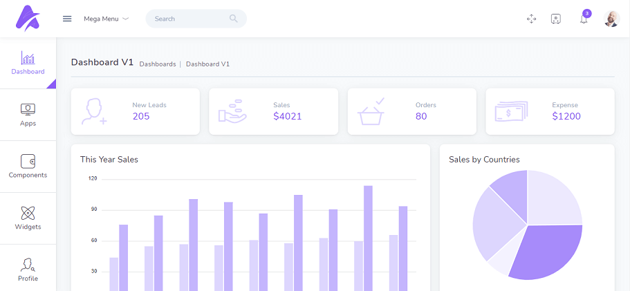 Aatrox - TailwindCSS Admin Dashboard Template