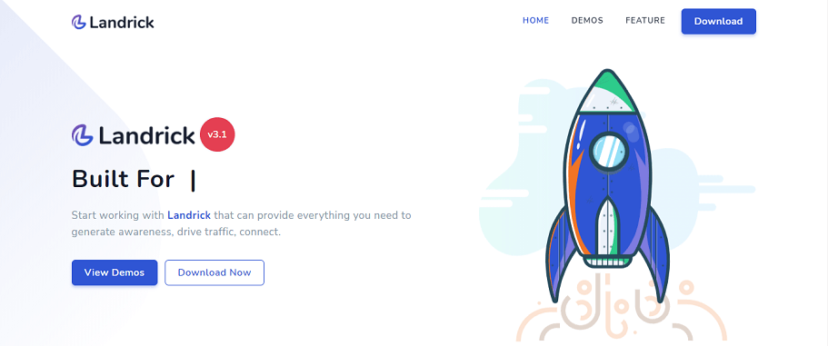 Landrick - React Landing Page Template