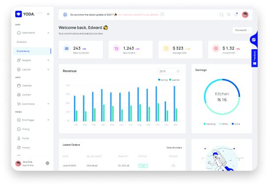 Yoda - Ant Design Admin Template 