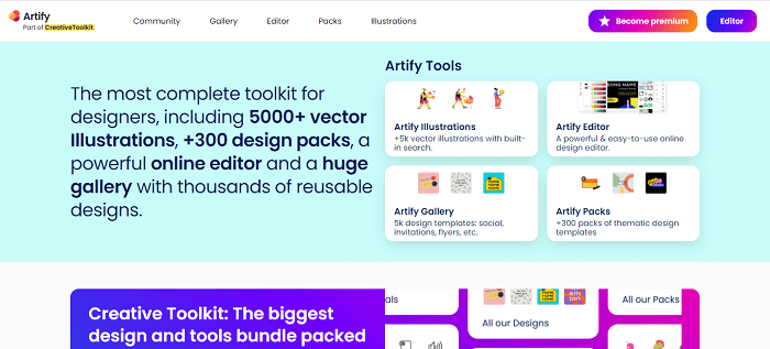 Artify most complete toolkit for designers