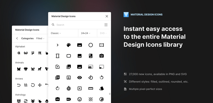 Material Design Icons figma 