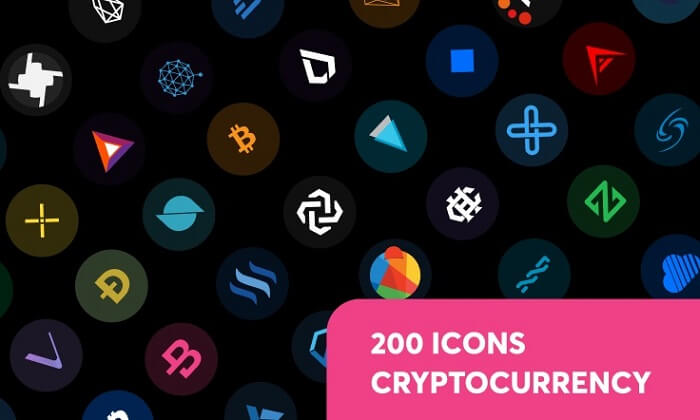 200 Cryptocurrency Icons - figma icons