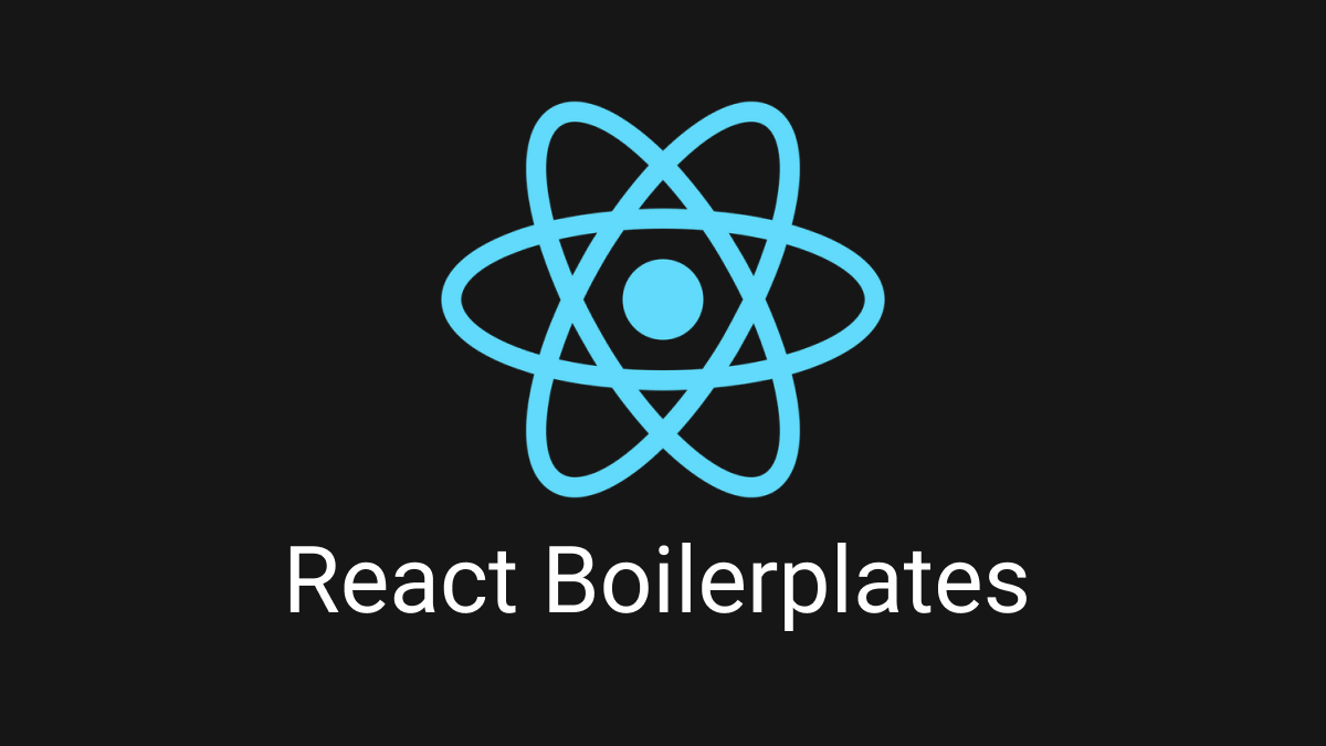 best react boilerplates
