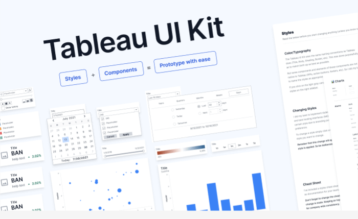 Tableau - Free Figma UI Kit