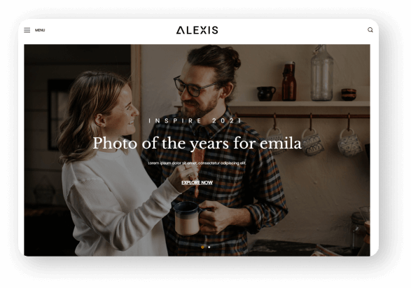 Alexis Vuejs Portfolio Template for Photographers