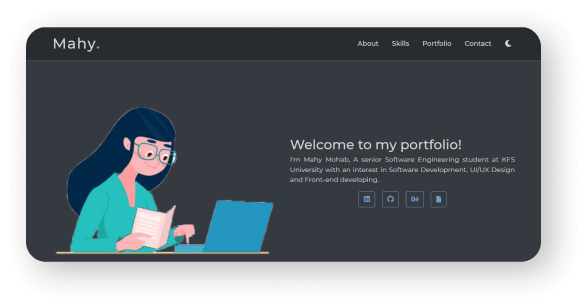 Mahy - Personal Portfolio With Vuejs Framework