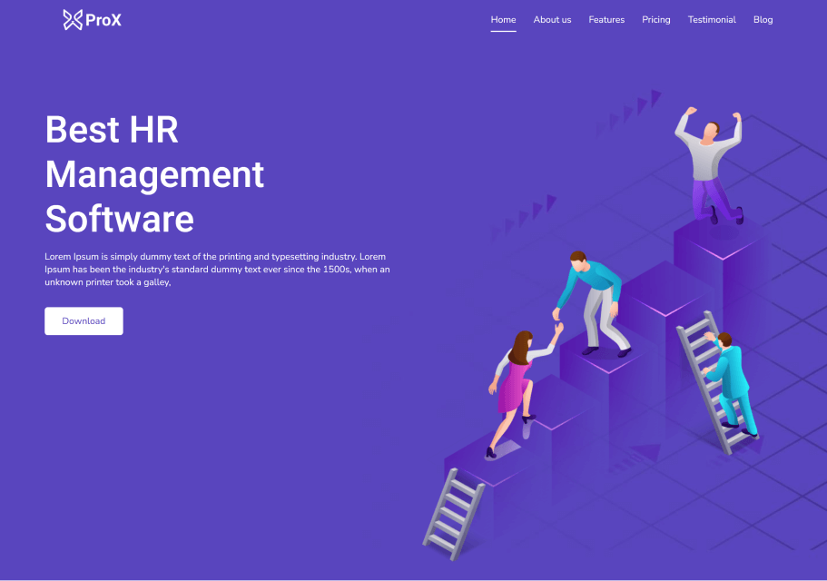ProX HR Management Software Template