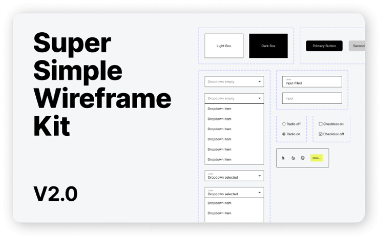 SImple wireframe kit