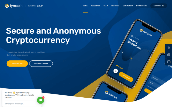 Lymcoin CryptoCurrency WordPress Template