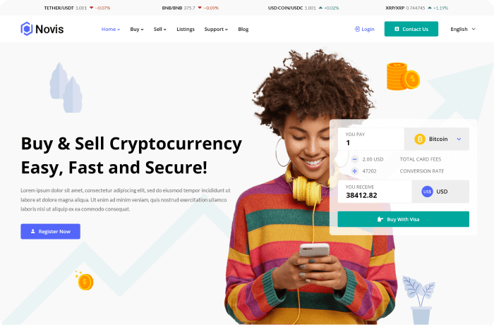 Novis React Next CryptoCurrency & Blockchain