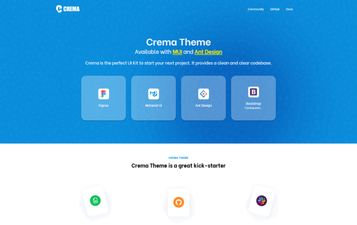 Crema React NextJS Admin Template 