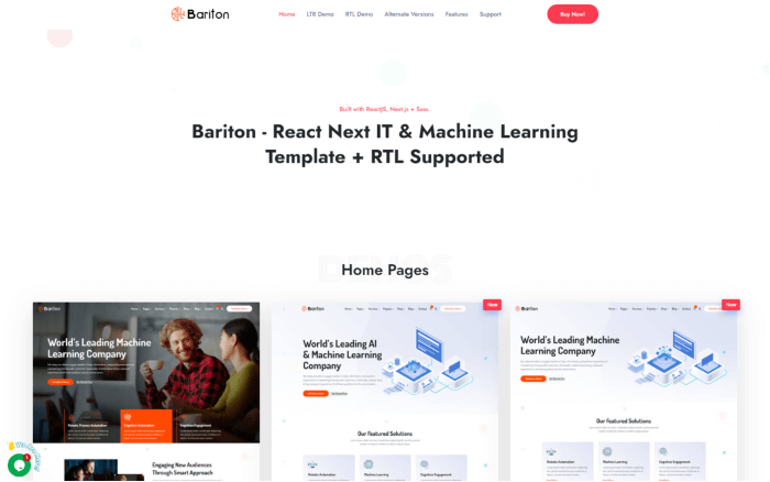 Bariton - NextJS Admin Template