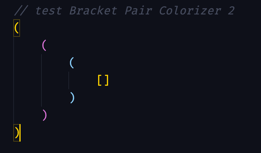 bracket pair colorized vs code extension for vue js