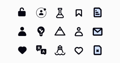 icons - ui design terms