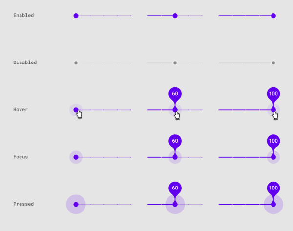 slider component