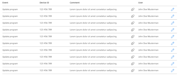 table in ui design