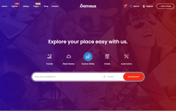 Qamous - Directory Listing Template
