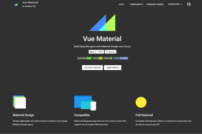 Vue Material